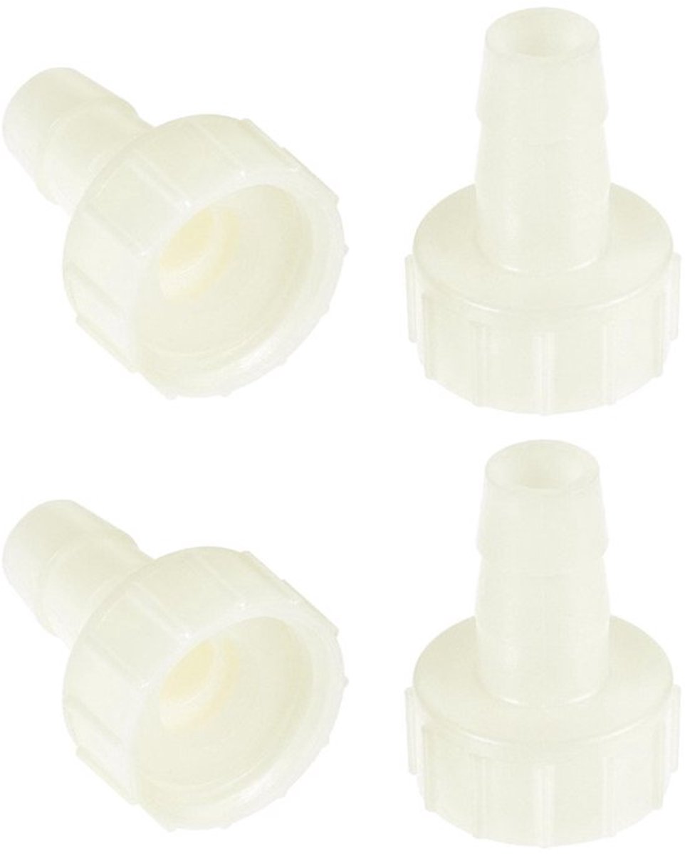 Slangkoppeling - 10 mm Barb G1/2 inch binnendraad - Duurzaam ABS - Weerhaakfitting - Lekvrije verbinding - Geschikt voor tuin en irrigatie - Slangadapter