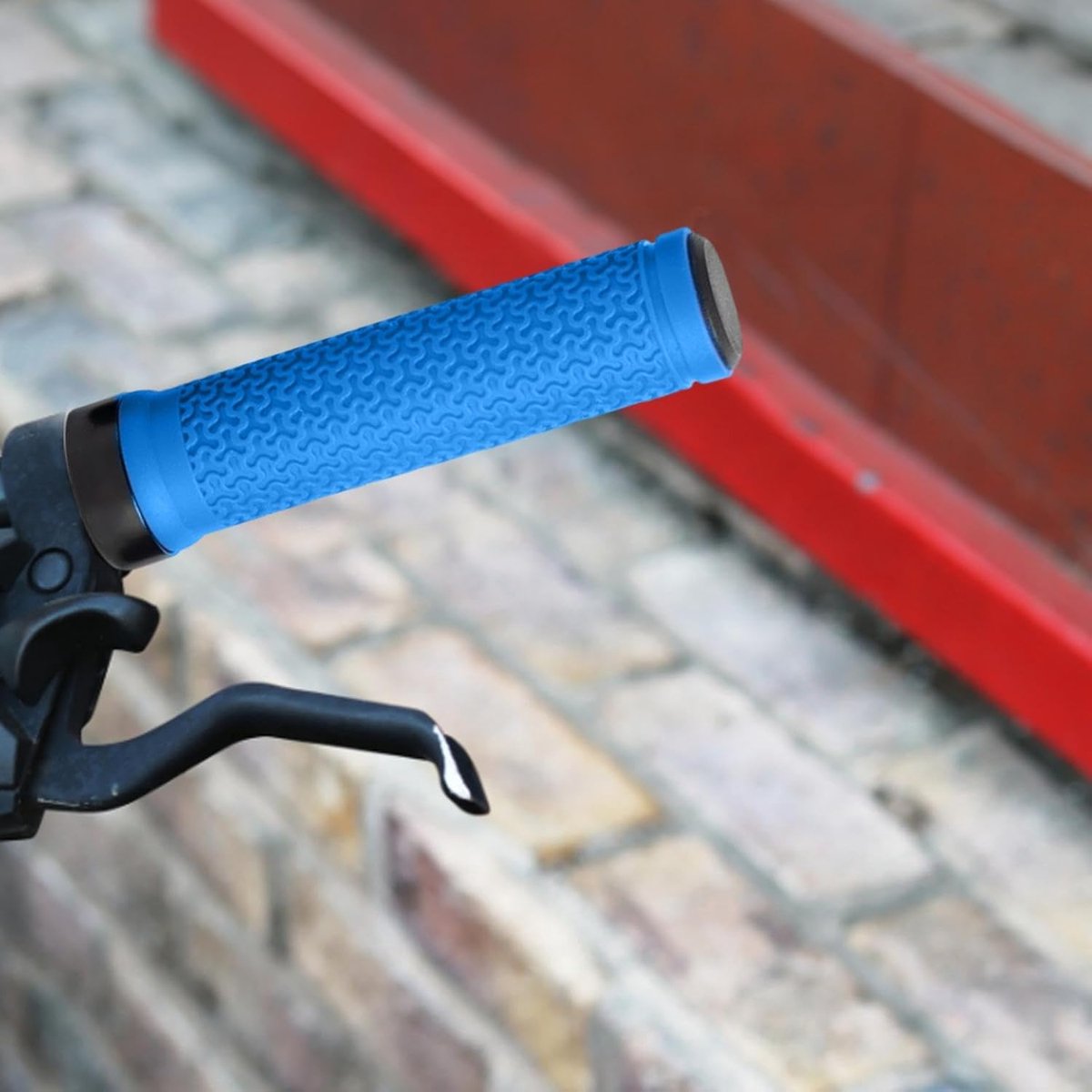 Fietshandgrepen - Fietsstuurgrepen - Veilig Fietsen - Ergonomisch Ontwerp - 135 mm - Blauw