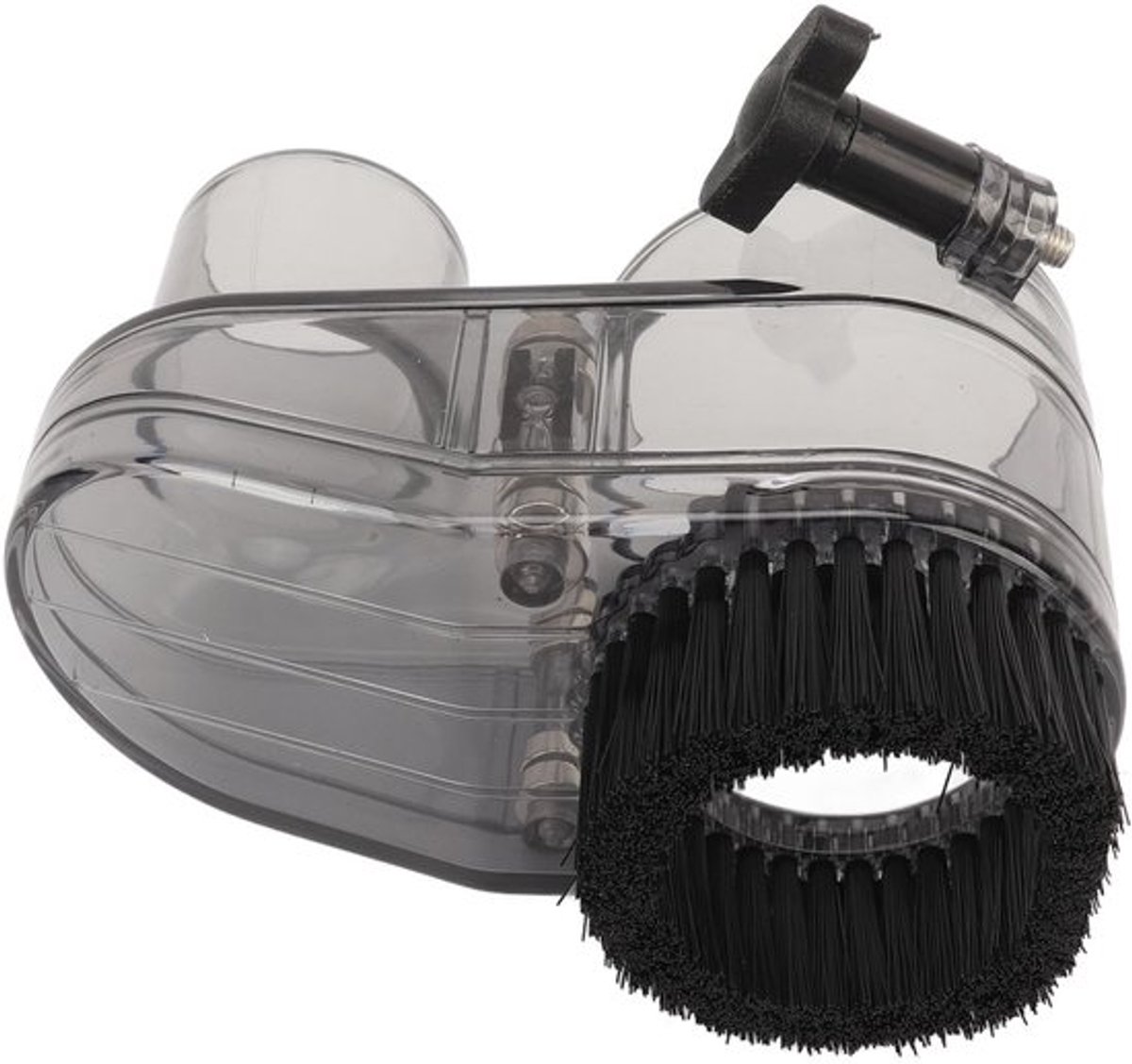 Stofschoen 52 mm - Nylon Borstel - Transparant Ontwerp - Magnetische Hoogteverstelling - Ideaal voor Spindelmotoren - Verbeterde Houtbewerkingservaring - Stofafzuiger