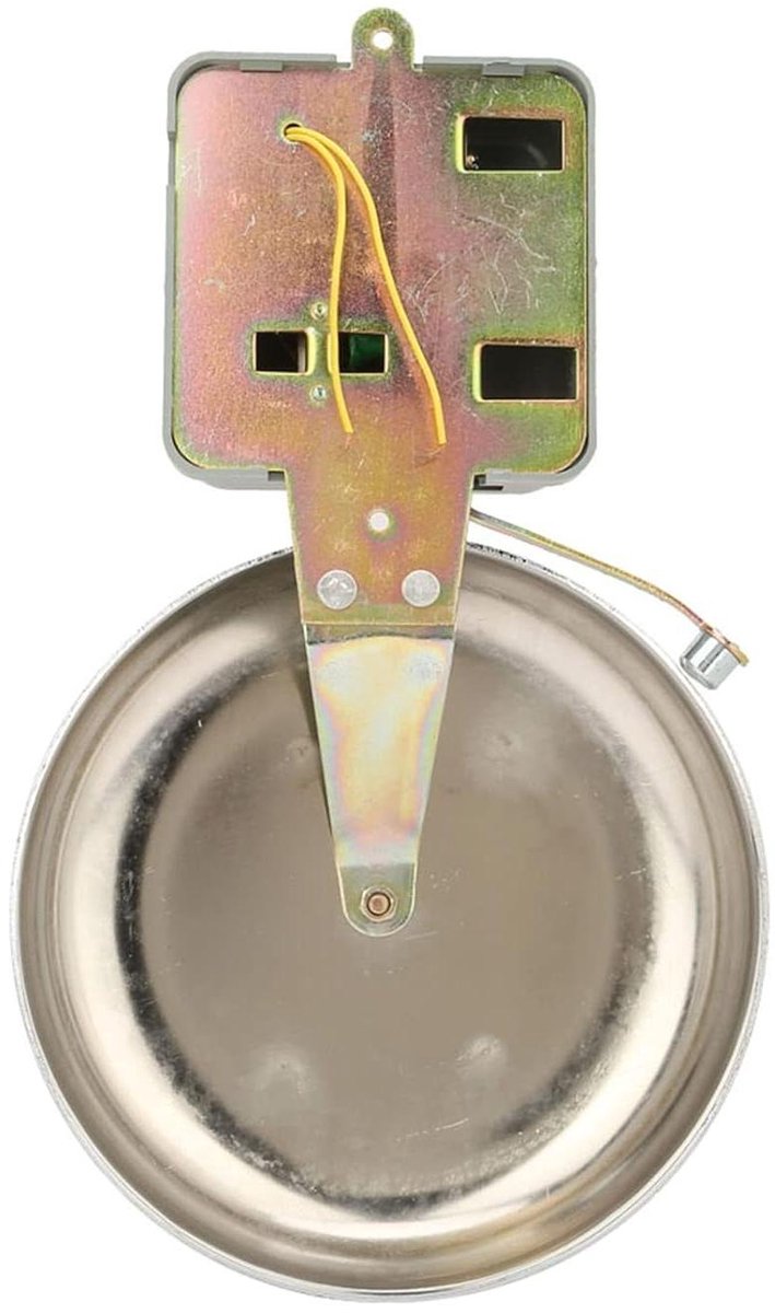Elektrische Bel - Signaal Bel - Fabrieksgebruik - Roestvrij Staal - 20 cm Diameter - Zilver