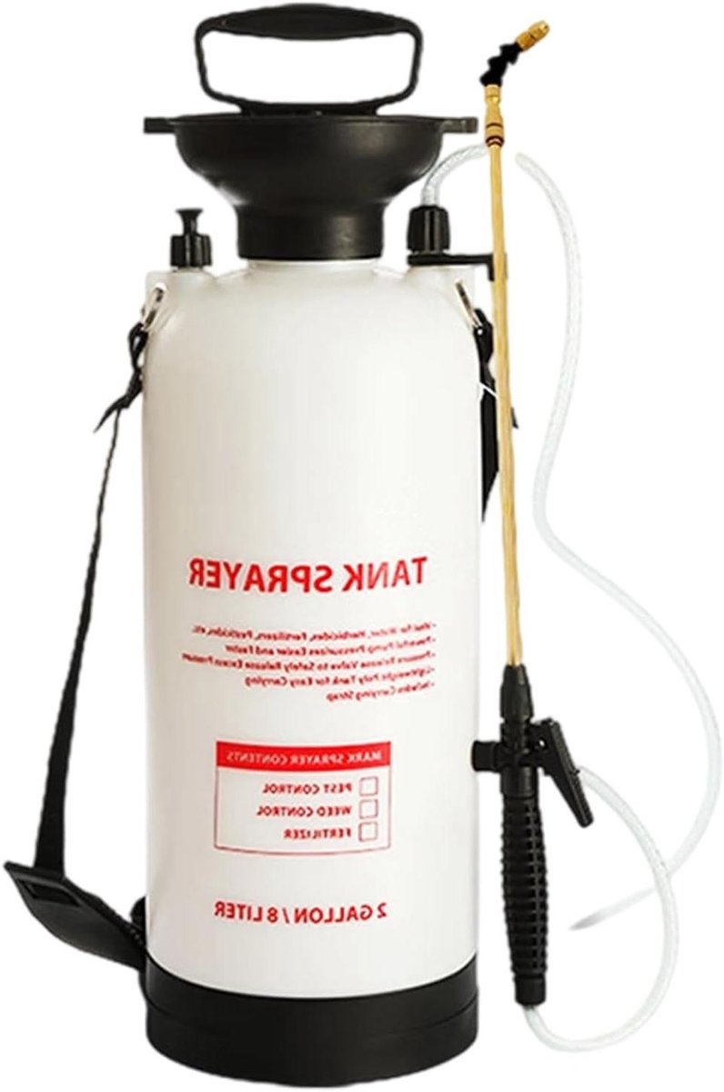 Tuin Pompspuit - Draagbare Plantenspuit - Planten Sproeien - Verstelbare Draagbanden - 8 Liter - Groen