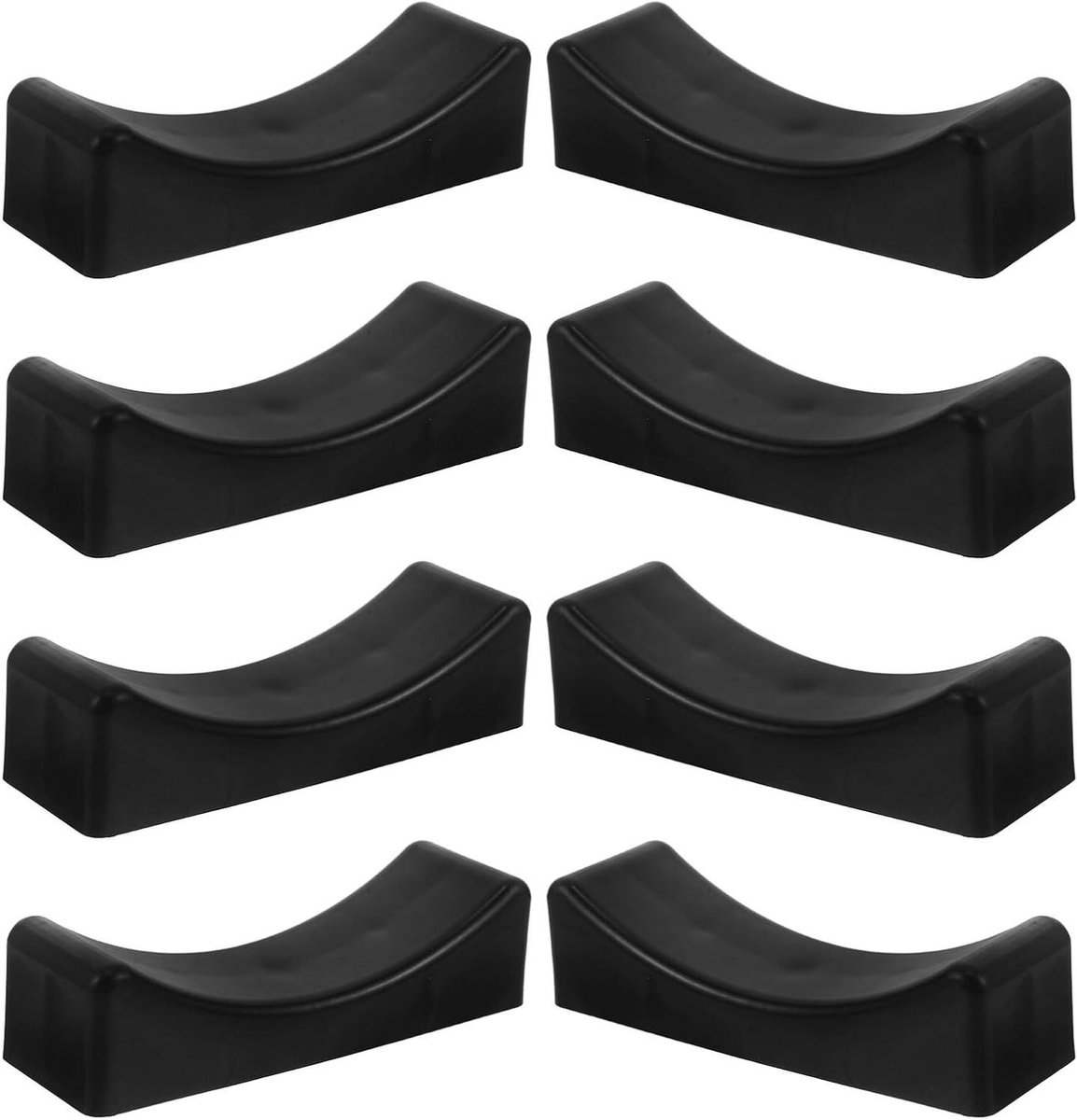 Dumbbell Rack Saddles - Gewichtsrek Houder - Kracht Training - Geluidsreducerend PP Materiaal - 15.9 x 5 x 4 cm
