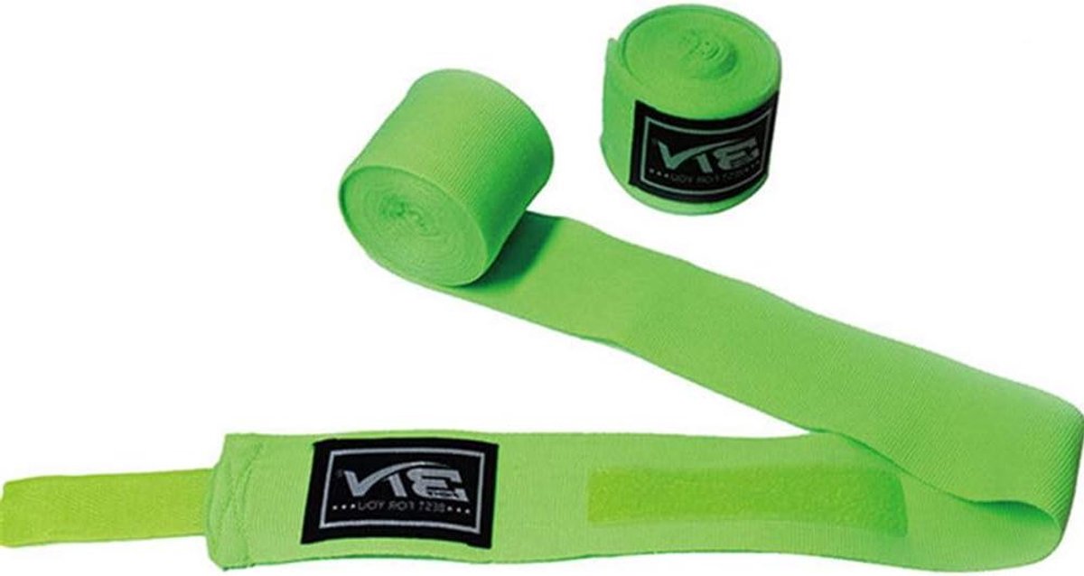 Bokshandschoenen Bandages - Trainingsbanden Polsbescherming - Sport Training - Ventilatie Gaten - 5 Meter - Groen