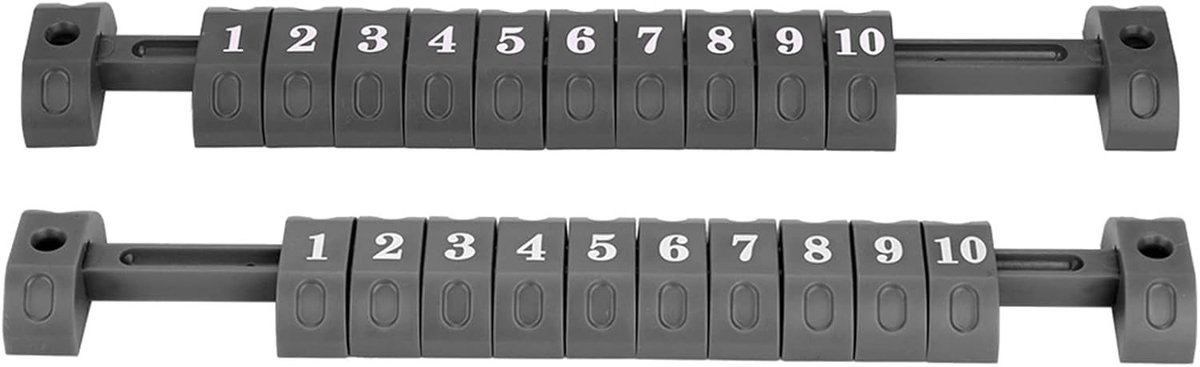 Set van 2 Digitale Scoretellertjes voor Tafelvoetbal - 10 Cijfers, Ideaal voor Wedstrijden en Spelletjes