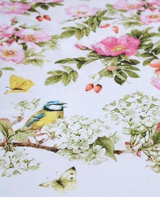 Marjolein Bastin Rozentuin Dekbedovertrek - Lits-jumeaux - 240x200/220 cm - Multi van Marjolein Bastin — afbeelding 5