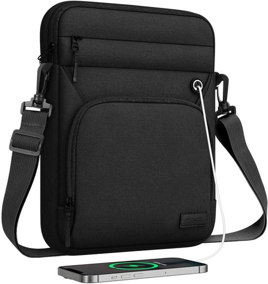 Tablet Sleeve 13 Inch - Multifunctionele Tas - Hoofdtelefoonopening - Beschermhoes - Hoogwaardig Polyester - Zachte Binnenvoering - Tablettas