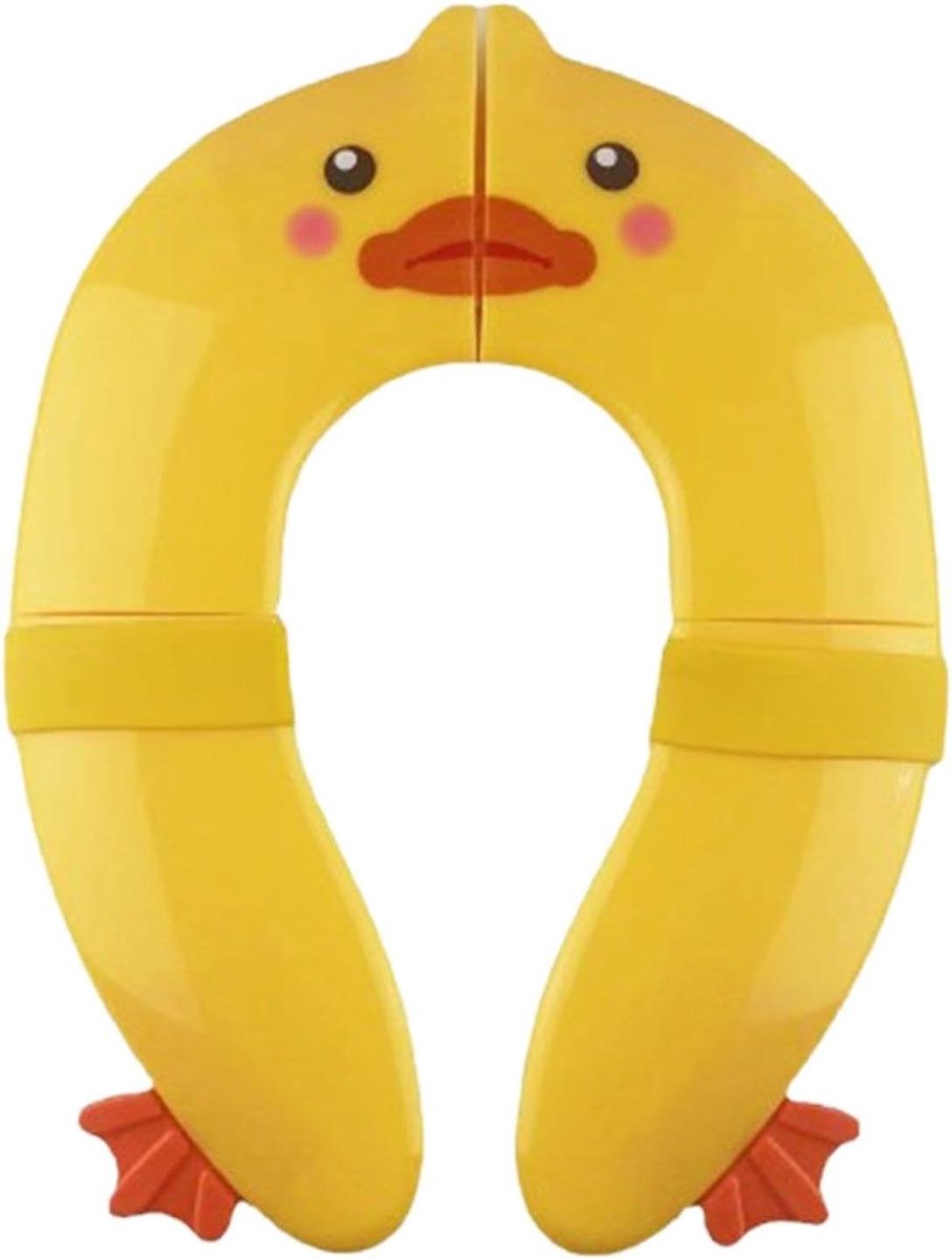 Toiletbrilkussen - Reis Potje - Zindelijkheidstraining - Antislip Opvouwbaar - 27 x 36.3 cm - Rood