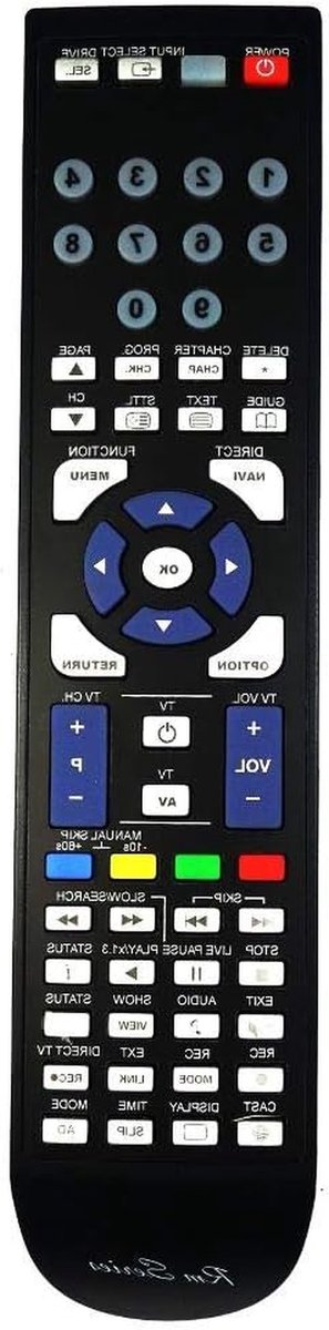 Vervangende Afstandsbediening - Universele Controller - Apparaat Bediening - Direct Klaar Voor Gebruik - 10 Meter Bereik - Zwart