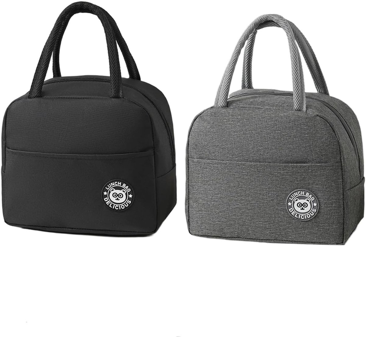 Draagbare geïsoleerde koeltas voor volwassenen - 2 stuks, opvouwbaar, ideaal voor werk, school en kamperen