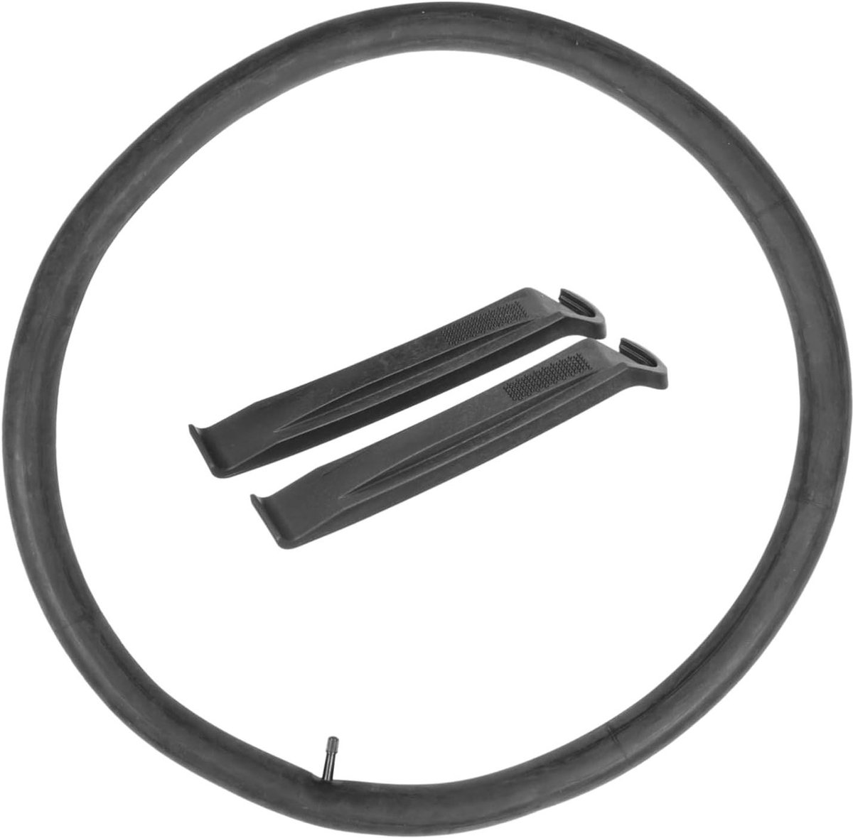 Bandenreparatieset - Fiets binnenband - Banden vervangen - Inclusief koevoeten - 12 tot 26 inch - Zwart