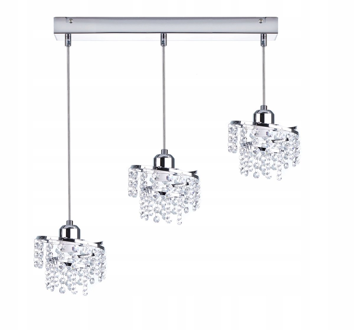 Moderne Kristallen Hanglamp - Luxe Chroom Design