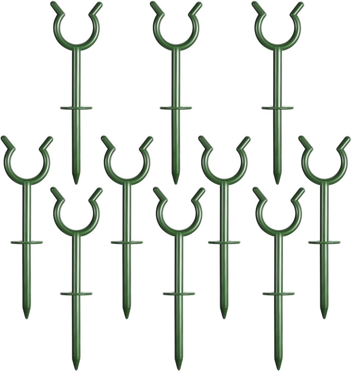 Tuinslanggeleiders - Hulpmiddelen Gazon - Gazon Verzorgen - Beschermt Bloemwortels - 100 stuks - Zwart