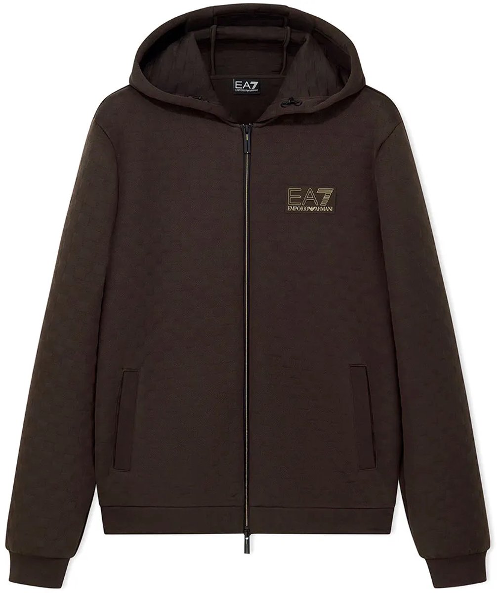 Ea7 Emporio Armani 7m002247_af26241 Sweatshirt Met Rits Bruin XL Man