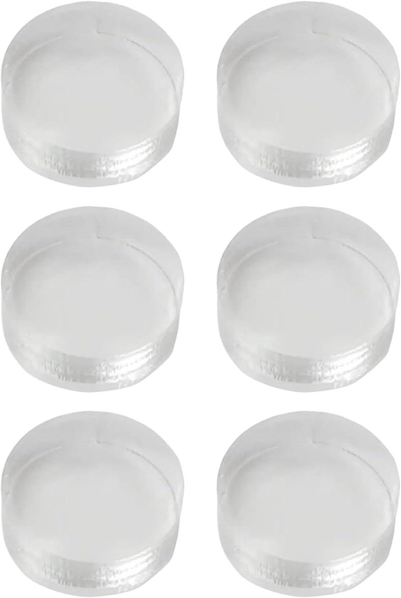 Biljartkeu Punt - Keu Tip - Biljart Spelen - Dubbel Spiegelend Oppervlak - 1.46 cm Diameter - Transparant