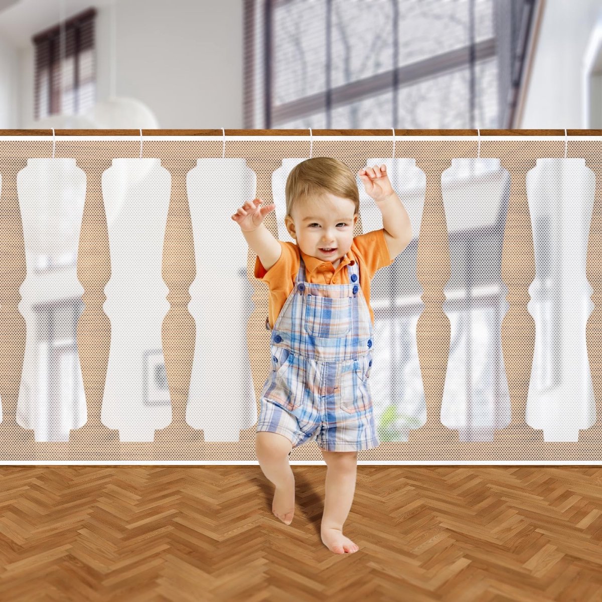 Omgoods - Weerbestendig Veiligheidsnet voor Kinderen, 3x0.9m