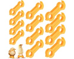 12 Stuks Kippenpoot Klemmen en Steunen voor Pasgeboren Kippen en Vogels - Ondersteuning en Uitlijning Accessoires