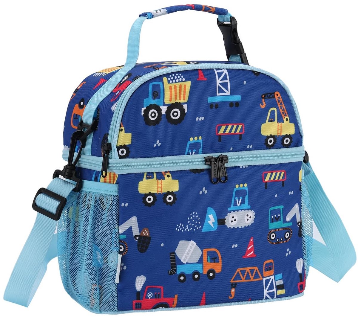 Omgoods - Geïsoleerde Lunchtas voor Kinderen met Dubbele Compartimenten en Leuk Ontwerp
