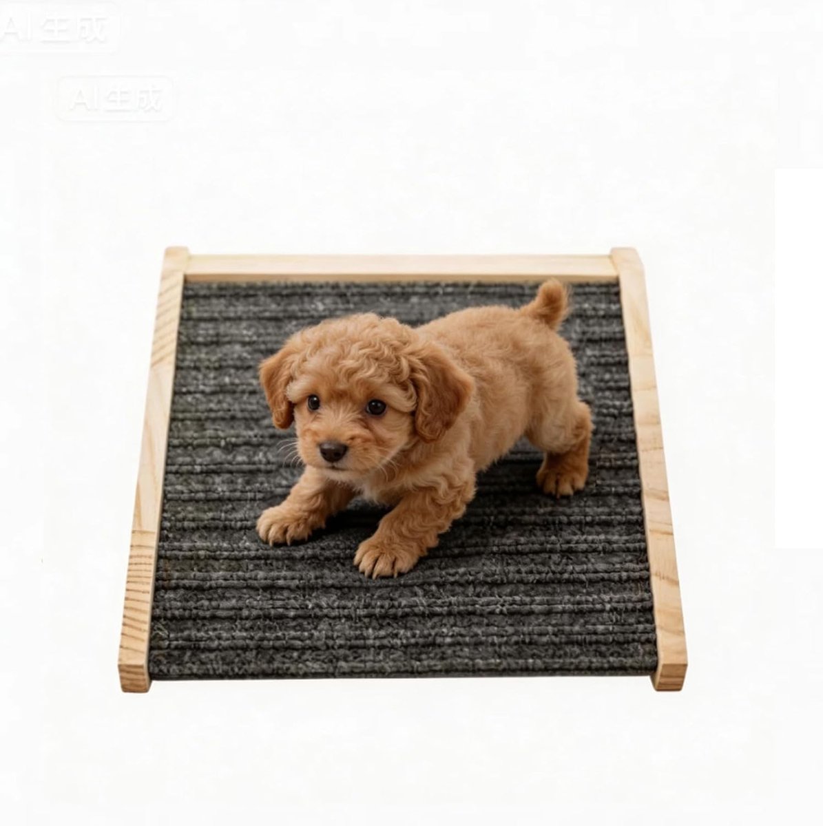 Houten Oprit voor Honden met Lage Hoek, Antislip Huisdier Trap, Ondersteuning voor Kleine Honden en Katten