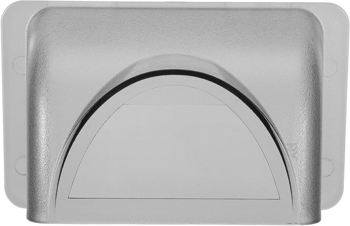 Deurbel Afdekking - Regenhoes Deurbel - Bescherming Buitendeur - Transparant Kunststof - 18.5 x 11.3 x 6.5 cm - Grijs
