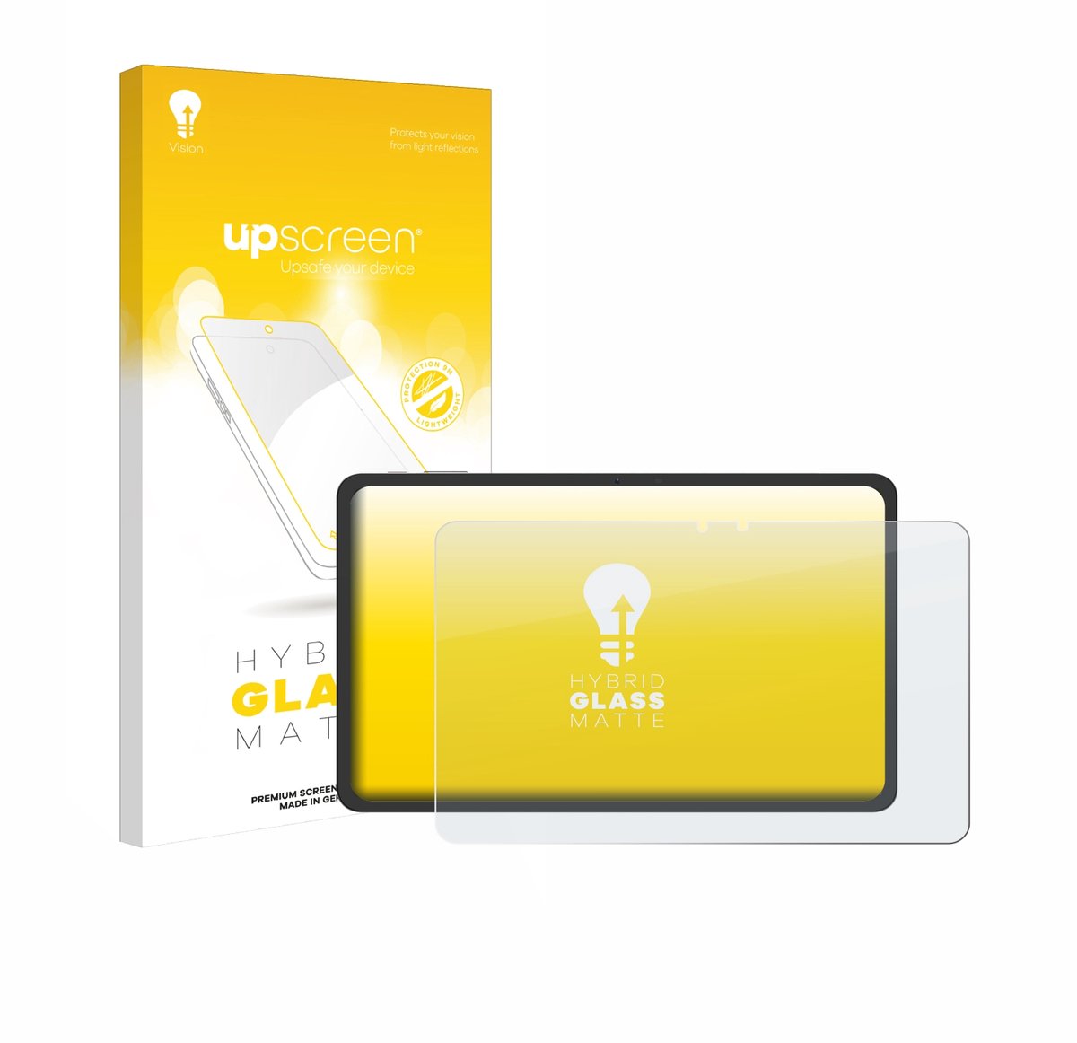 upscreen - Screenprotector voor VALE V12E-LTE-8128 - Folie Beschermfolie Beschermglas matte