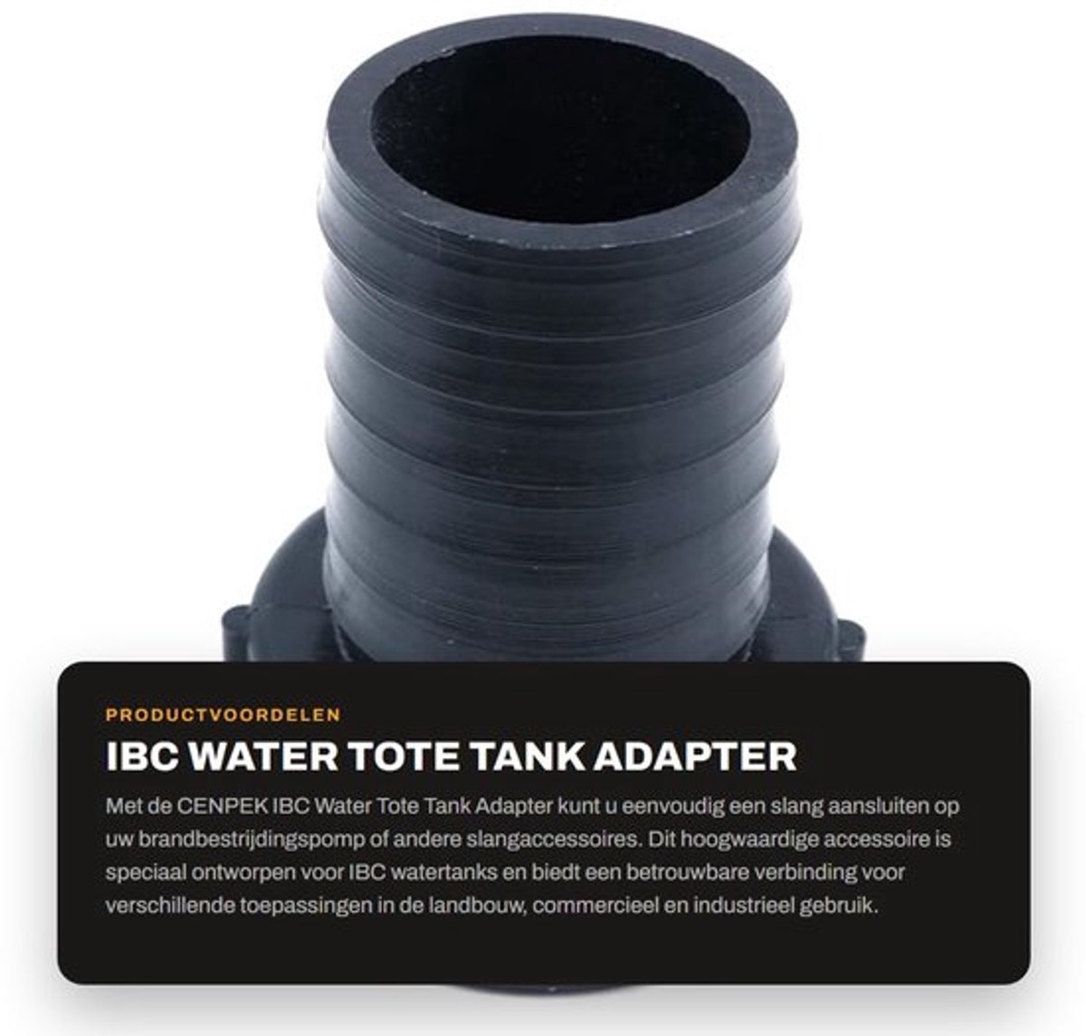 IBC Water Tote Tank Adapter - Tuin - 2 inch - 50mm - Industrie - Wateropslag - Geschikt voor diverse tanks