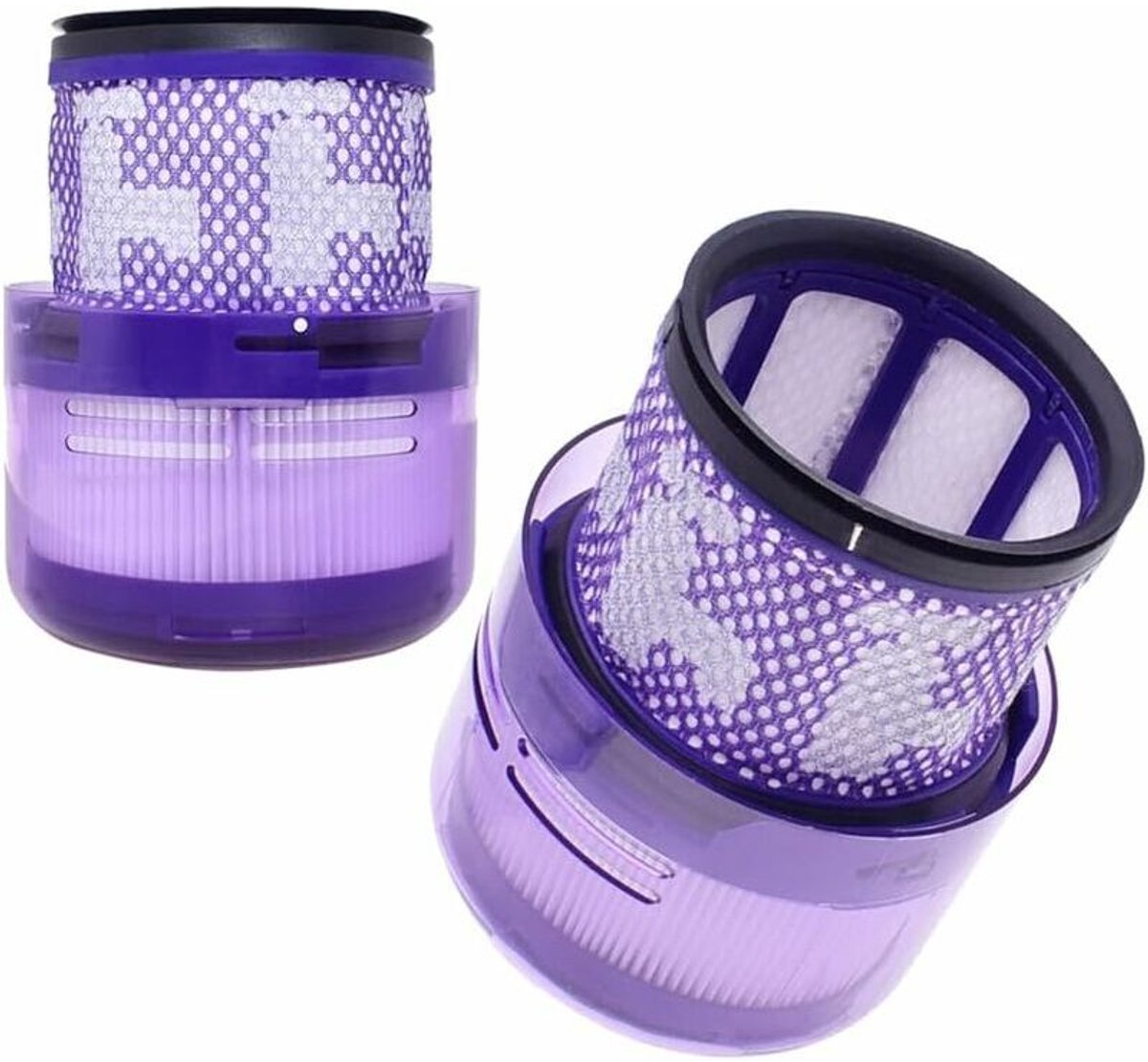 Set van twee geschikt voor Dyson Omni-Glide HEPA SV19 filterpatronen voor stofzuigers. Deze filterpatronen zijn compatibel met geschikt voor Dyson SV19 stofzuigers en bijbehorende accessoires.
