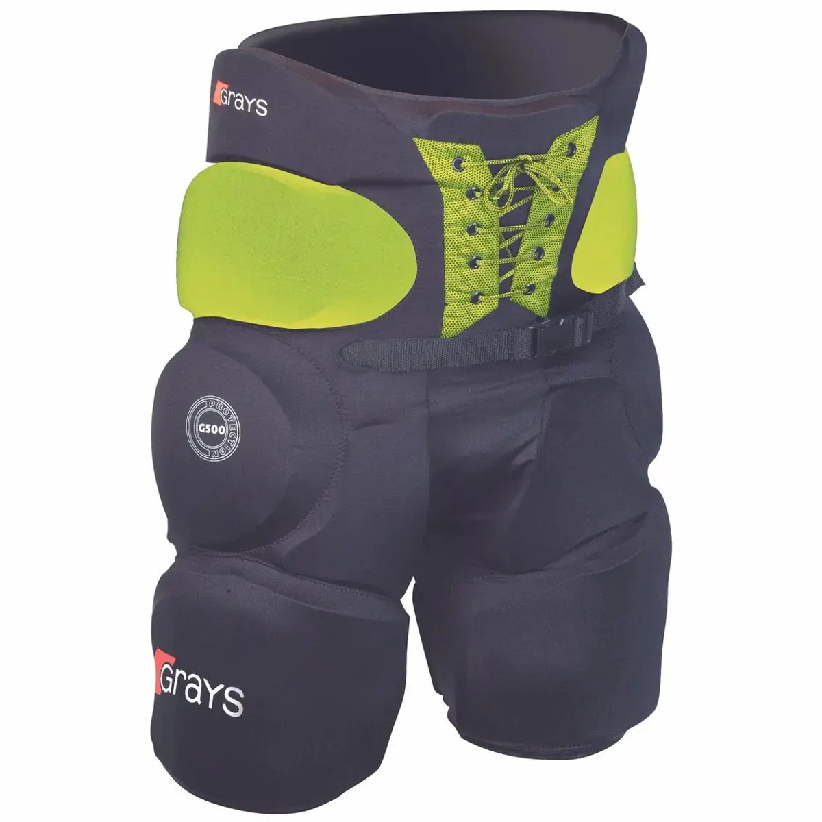 Grays hockey keeper kit 500 Pad Shorts Zwart / Geel - maat Small