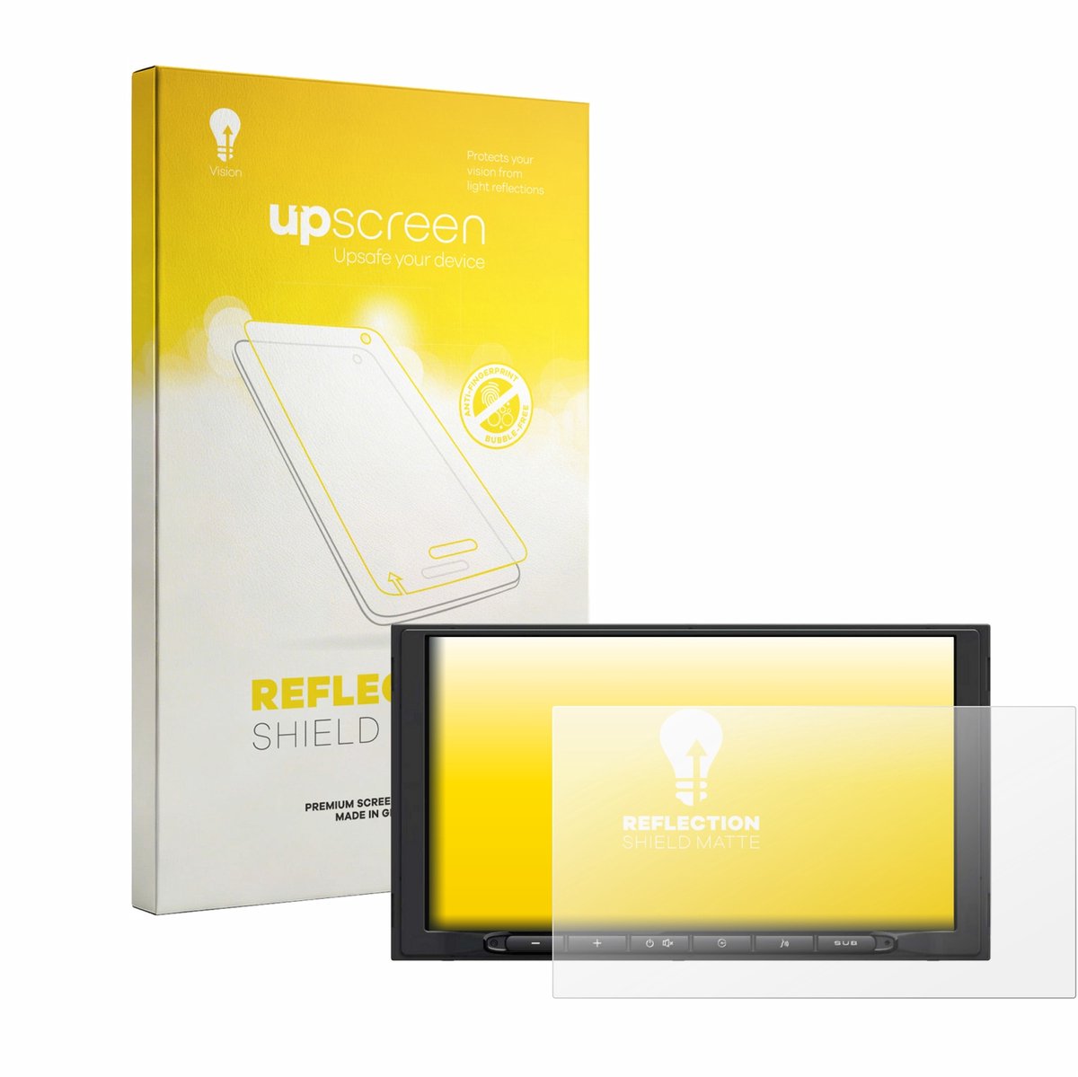 upscreen - Screenprotector voor JBL Legend 700 - Folie Beschermfolie anti glare matte