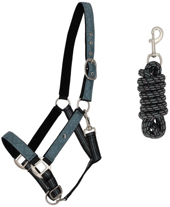 Halster en touwset voor paarden QHP Halster en touwset voor paarden QHP