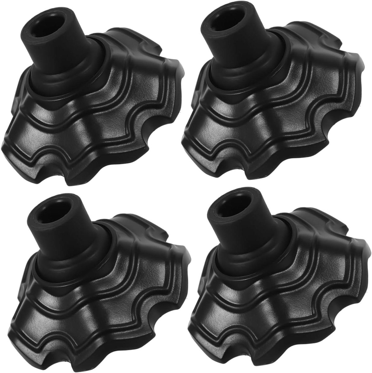 Stoelpoot Hoezen - Viltjes Poten - Vloeren Beschermen - Antislip Slijtvast - 3 cm Diameter - Zwart