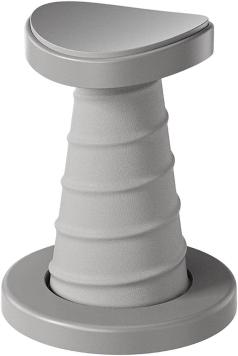 Push-Up Handgrepen - Parallettes Oefenstangen - Kracht Training - Automatische Rebound - 26x36cm - Grijs