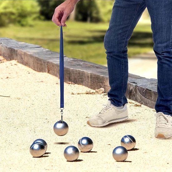 Jeu de Boules Picker Magneet - Balvanger Gazon - Buitenspellen Ophalen - Ergonomisch Herstel - 54 cm Touw - Blauw — afbeelding 4