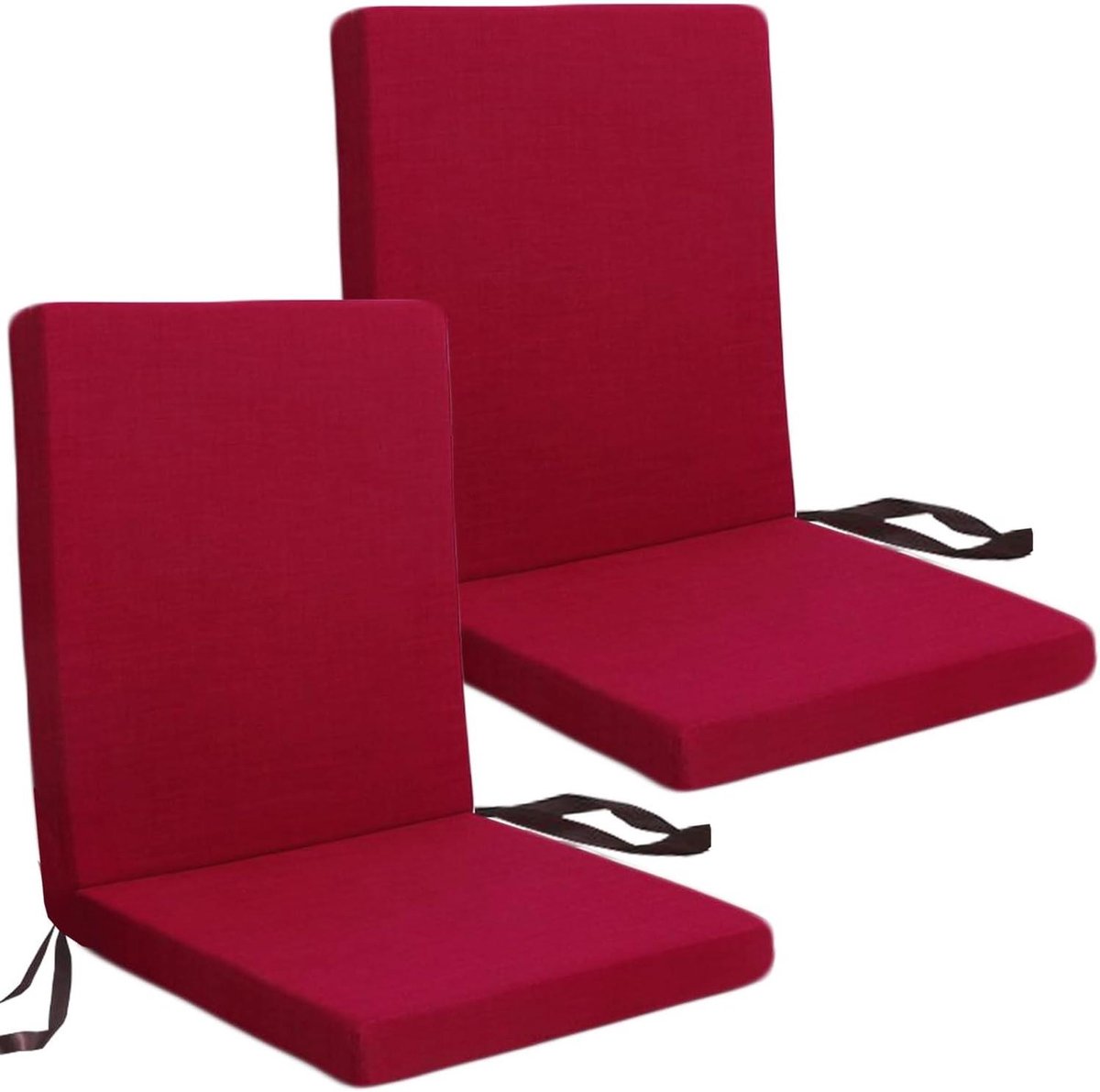 Tuinstoelkussens Hoge Rug - Zitkussens Ligkussens - Buiten Ontspannen - Waterafstotende Hoes - 110 x 50 x 5 cm - Blauw