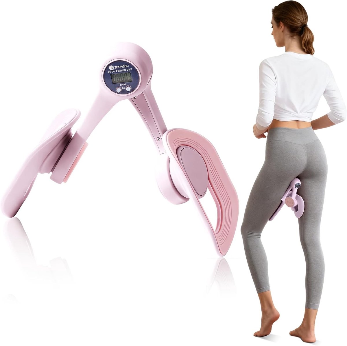Bekkenbodemtrainer en Dijtrainer voor Mannen en Vrouwen met Instelbare Weerstand