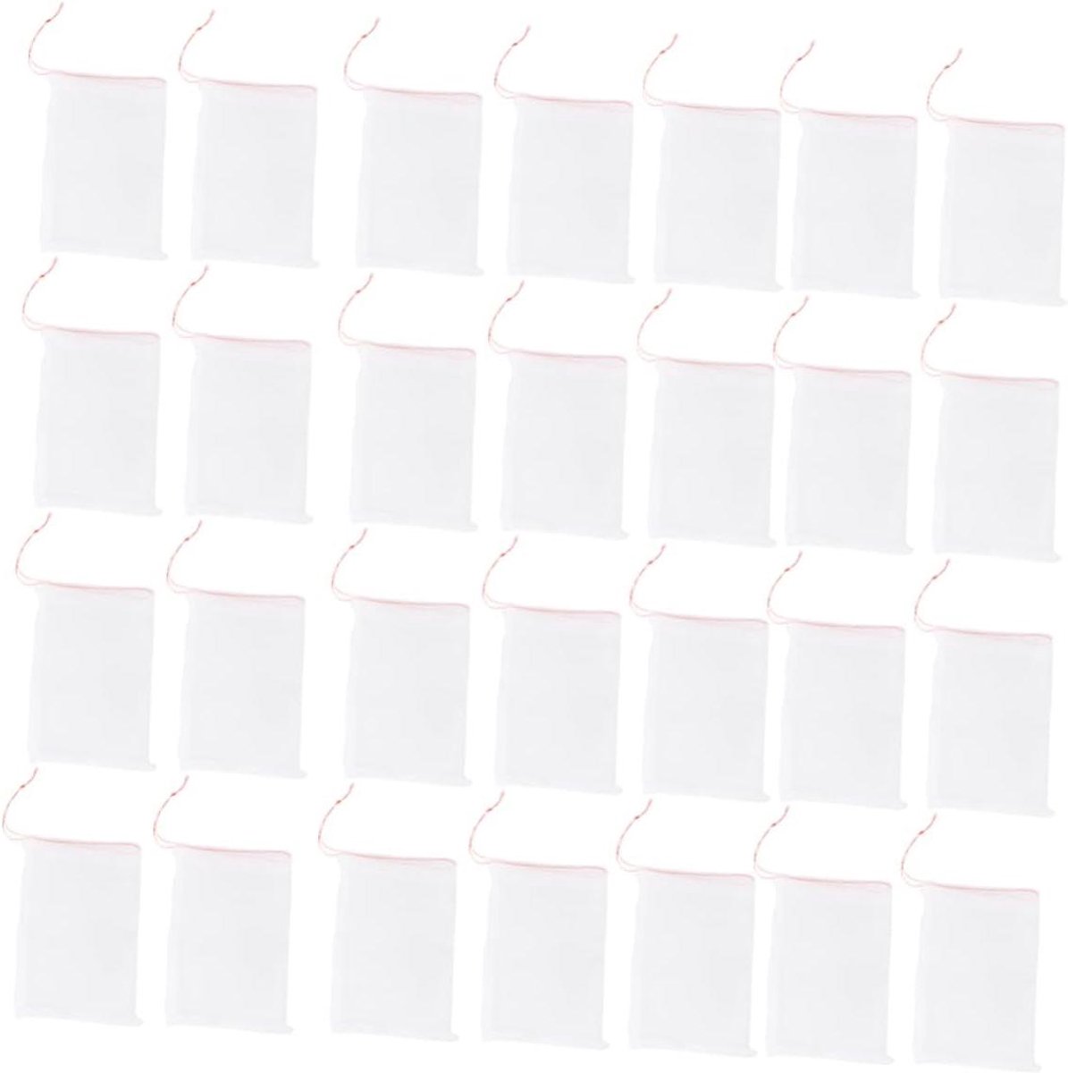 Netzakken voor Planten - Fruitbescherming Zakjes - Bescherming Fruit - Ademend Nylon Materiaal - 15x25cm - Wit