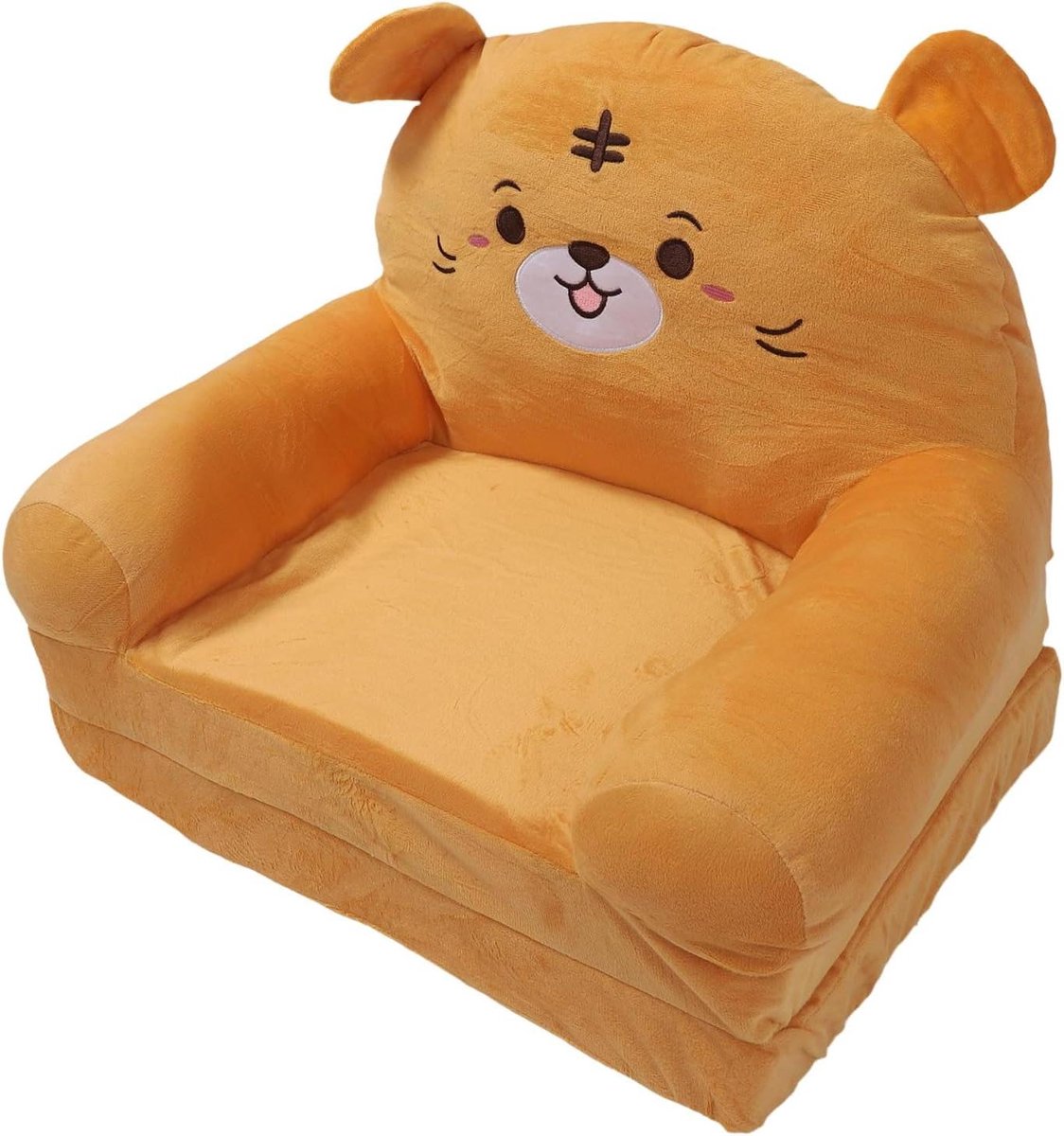 Kinder Sofa - Kinderfauteuil Kinderbank - Ontspannen en Lezen - Opvouwbaar Ontwerp - 50 x 35 x 25 cm - Multicolor