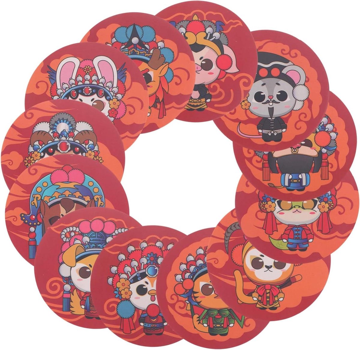 Zindelijkheidstraining Stickers - Potjesstickers Toilet - Kinderen Leren Zindelijk - Kleurveranderend - 6 x 6 cm - Rood