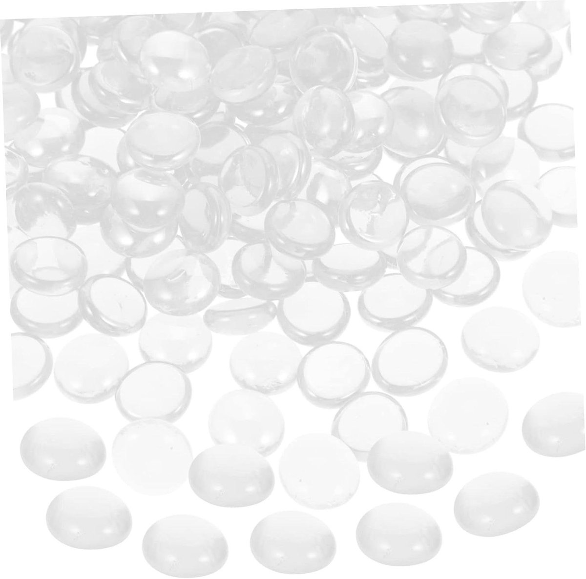 Glazen Kralen - Aquarium Stenen Decoratieve Kralen - Ambachtelijke Projecten - Gladde Afwerking - 1000 Gram - Gekleurd
