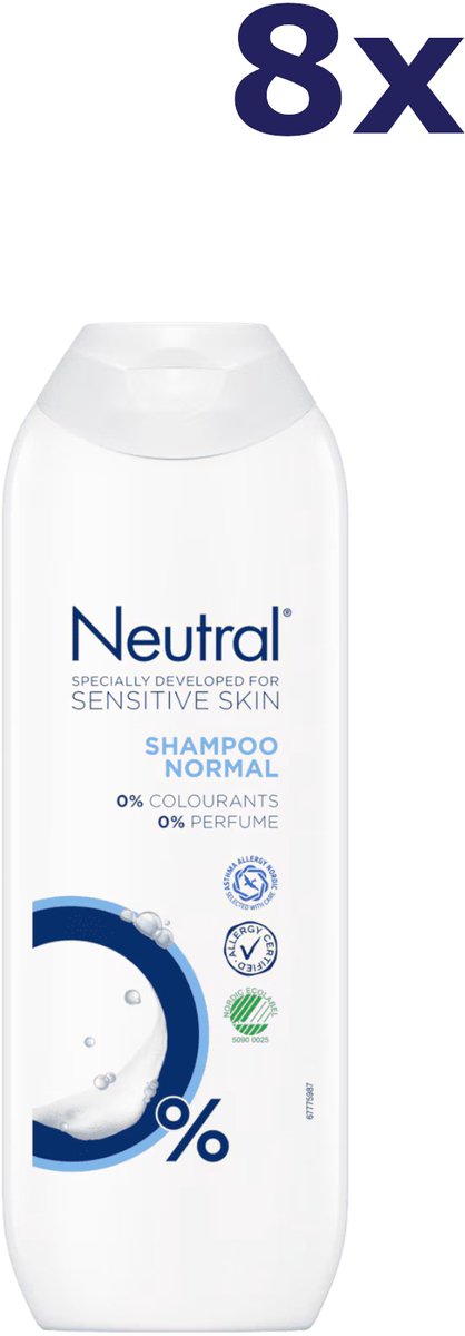 8x Neutral Shampoo - Normaal 250 ml