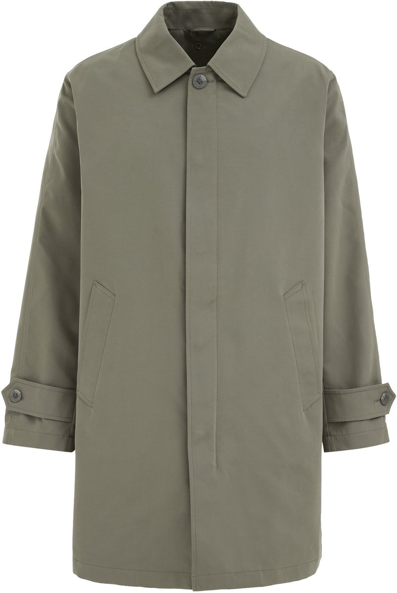 WE Fashion Heren waterafstotende jas met uitneembare voering