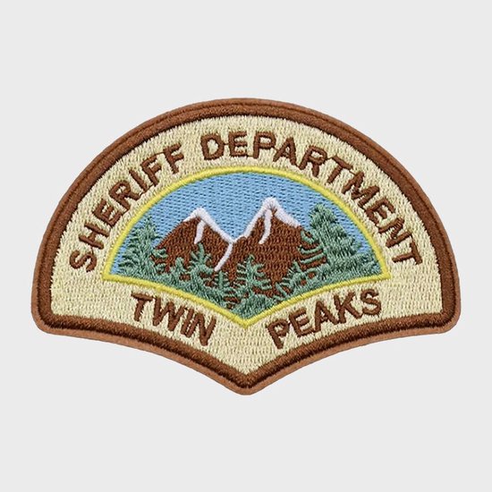 Patchy® – Twin Peaks Strijk Embleem Patch 9.5 x 6.5 cm