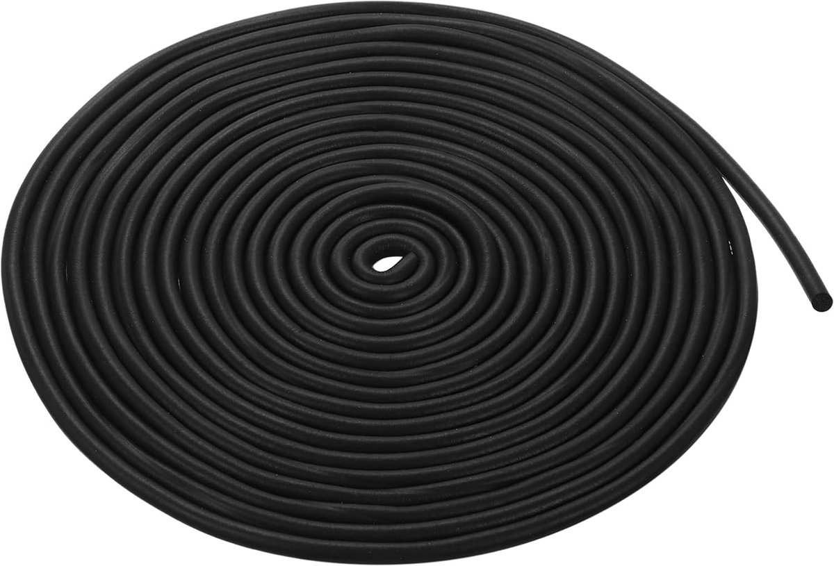 Afdichtingstape van rubber, diameter 7 mm, lengte 8 meter, van rubber epdm, rond, afdichtingen, lagers, pad, schuimbuizen, handwerk