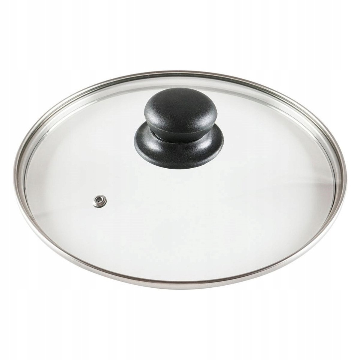 Universele Glazen Pan Deksel met Ontluchter - 22 cm