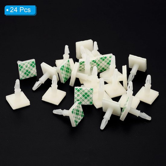24 stuks zelfklevende PCB afstandhouders zelfklevende afstandhouders 0,43 inch steunhoogte zelfklevende geïsoleerde afstandhouders voor PCB PC board ondersteuning wit — afbeelding 3