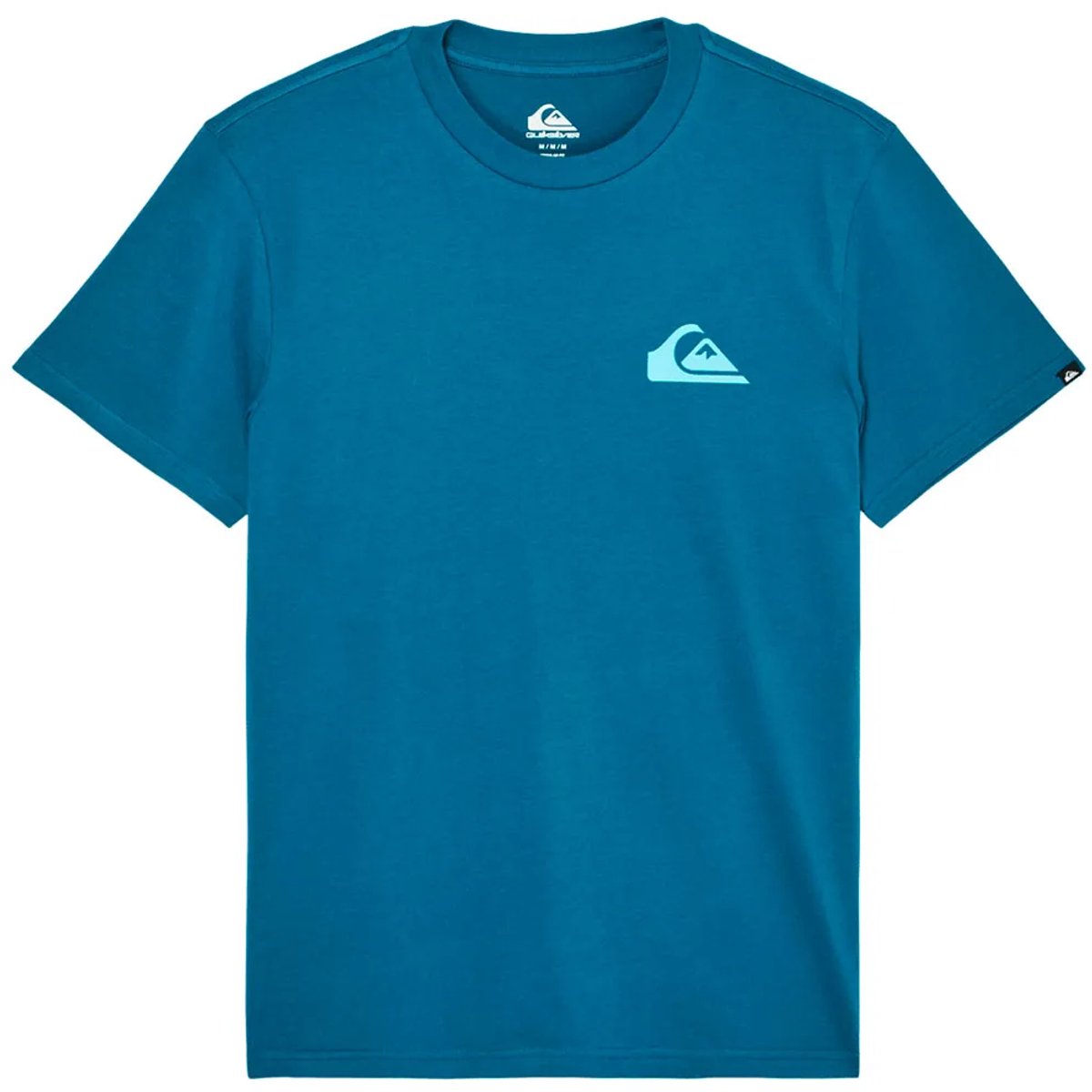 Quiksilver Evo Mini Logo T-shirt Met Korte Mouwen XL Man Blauw