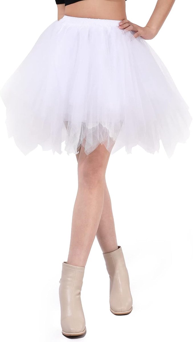 Rokken voor Vrouwen Volwassen Tutu Tule Rok Ballet Halloween Kerst Fancy Dress Cosplay Petticoat Party Dans Kostuum