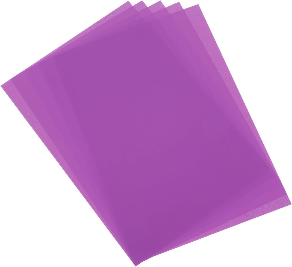 Krimpfolievellen, 5 stuks, 20 x 30 cm, krimpfoliepapier, hitte-krimpkunstpapier voor het maken van oorbellen, halskettingen, sleutelhangers, doe-het-zelf knutselproject, paars
