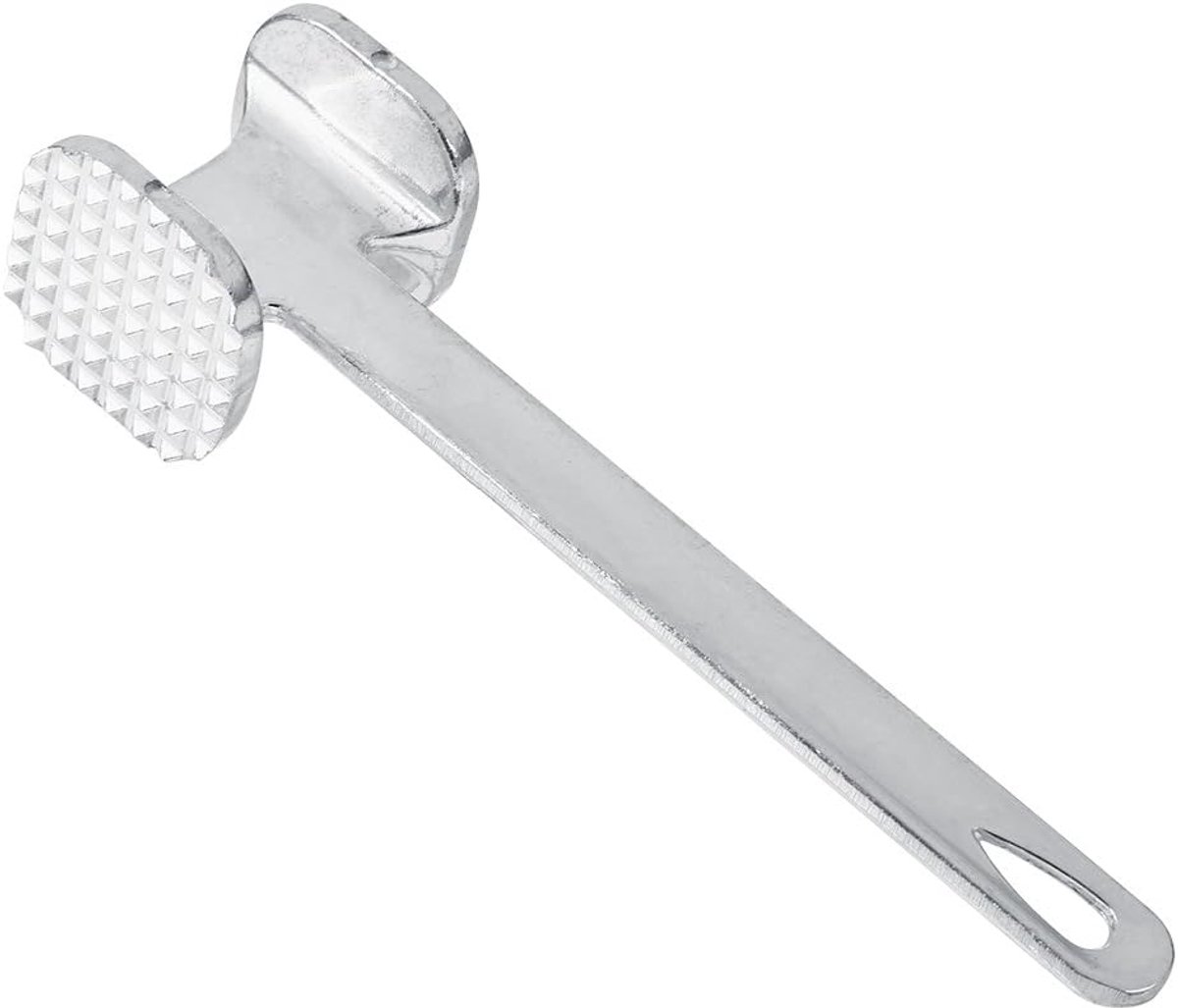 Vlees Hamer Vermalser Steak Rundvlees Kip Hamer Keuken Thuis Aluminium Metaal Zilver
