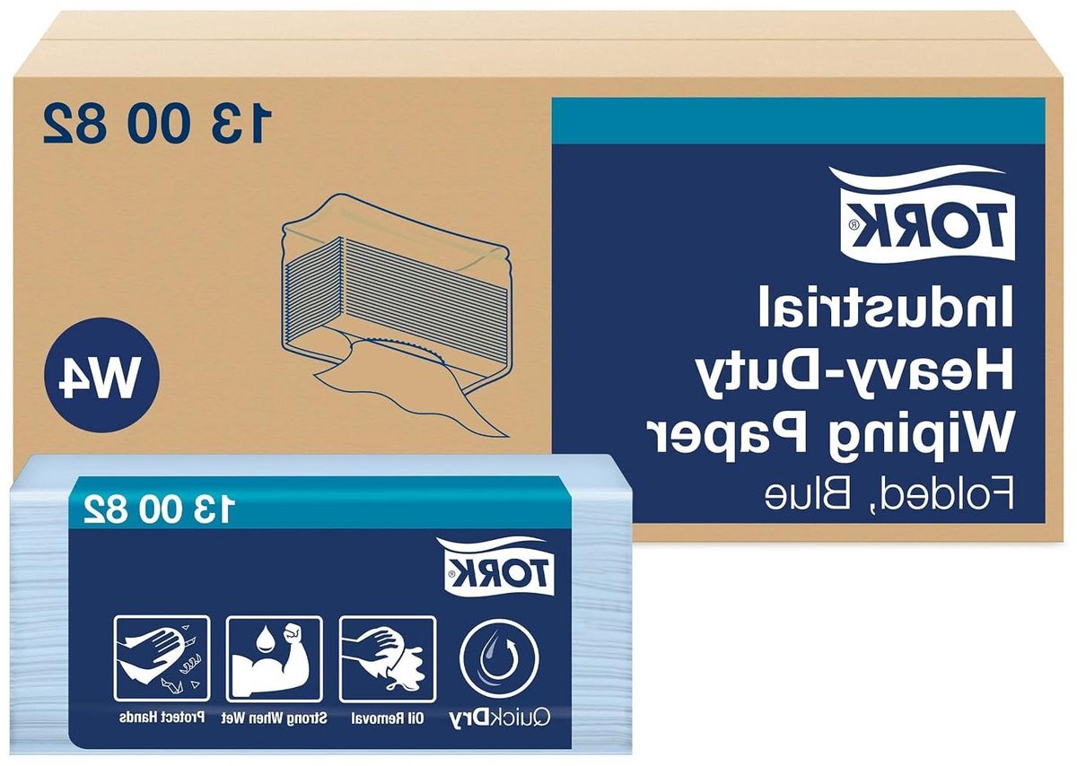 Poetspapier Blauw - Industrieel papier - Handen beschermen - Zeer absorberend - 500 vellen - Blauw
