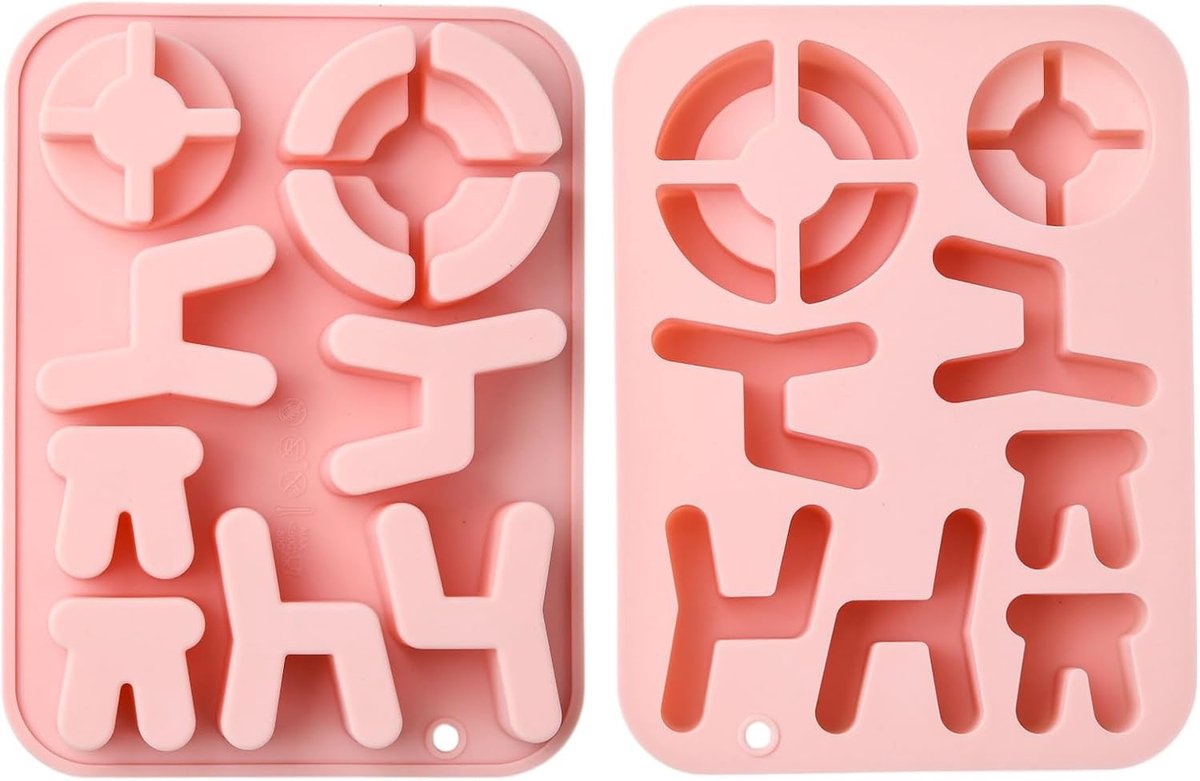 2 stuks Meubel-thema Siliconen Fondant Mal Creatieve Schattige Stoel Bureau Tafel Mallen voor DIY Cake Chocolade Pudding Gelei Snoep Resin Craft Maken Decoratie